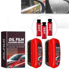30ml/120ml Automotive Oil Film Cleaning Brush Clear Vision Glass Cleaner for Car