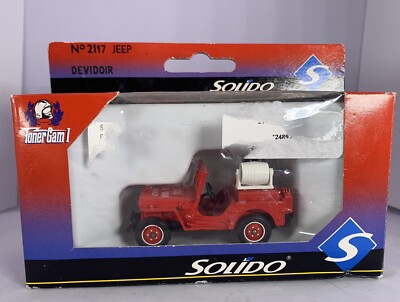 Solido Toner Gam I Jeep # 2117 Metal Diecast 1:43 Made In France