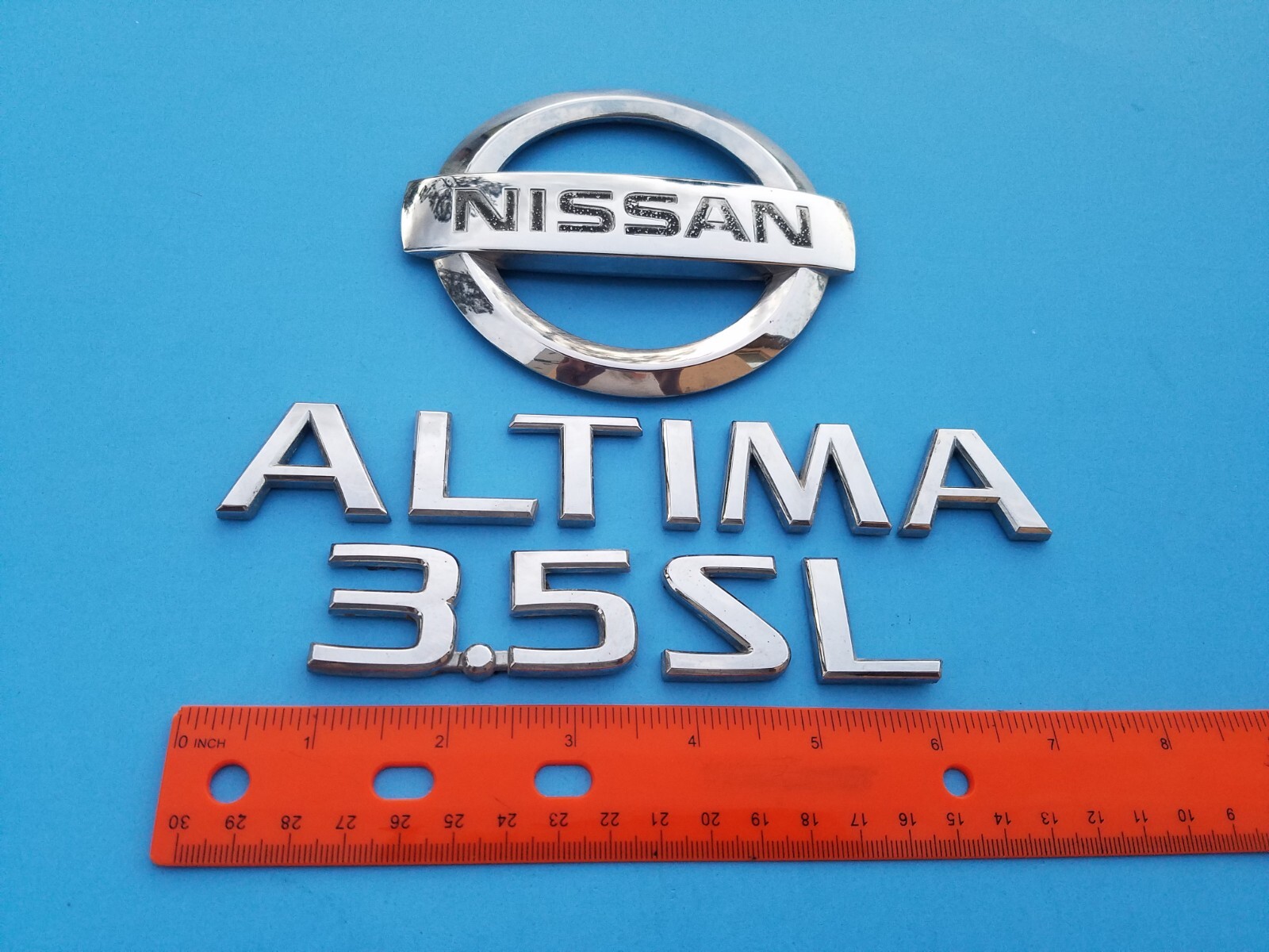 07 08 09 10 11 12 NISSAN ALTIMA 3.5 SL SEDAN REAR EMBLEM BADGE SET OEM ...
