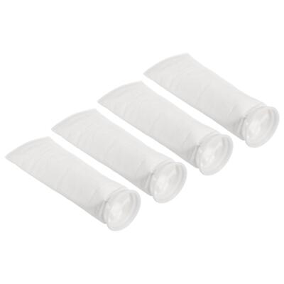 4'' Ring Filtersocken 5 Mikron 4Pack Netztasche Schwimmhalle Abschäumer Weiß