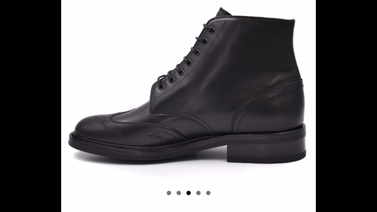 Stivaletto Saint Laurent uomo William 20 ricamato. 44 11. $1090
