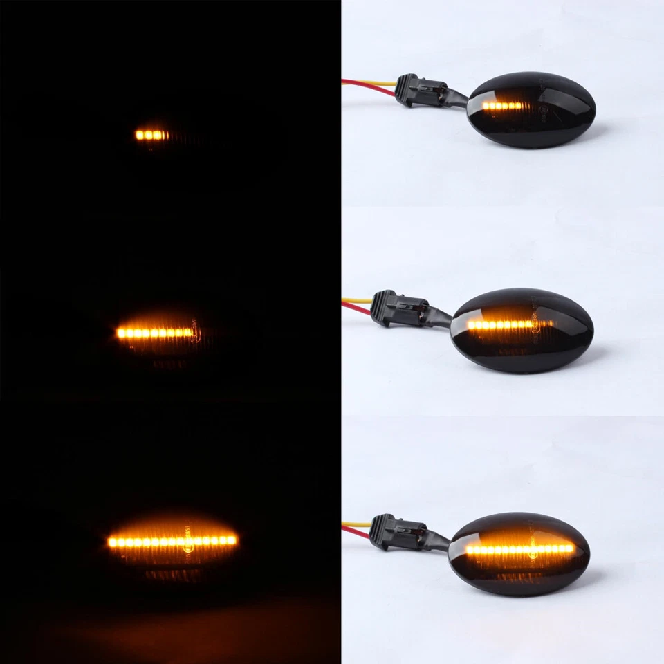 Intermitente lateral intermitente negro para Opel Astra F Corsa B/C Meriva A Tigra A Sintra - Imagen 3 de 4