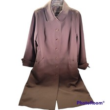 Forecaster Of Boston Vtg Trench Coat Women's Jacket Size 15/16 Beige, Tan