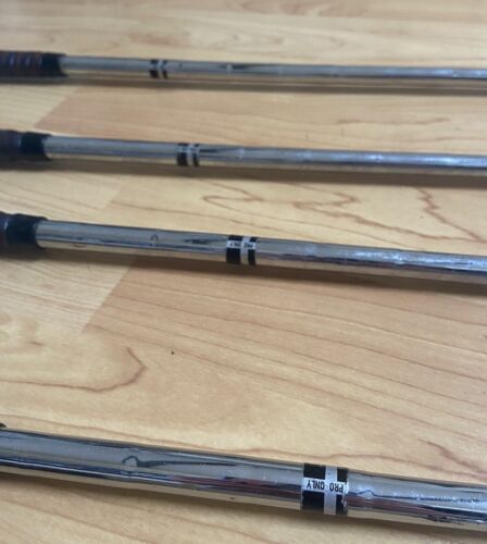 1965 VTG 7 Club Golf Spalding Top Flite Professional Iron Set RH OG Leather Grip - Picture 11 of 17