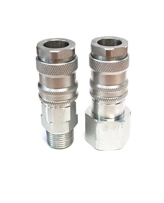DELTA-P LTD High Flow Air Line Connector Female Quick Release 1/2 or 3/4 BSP Eq - Cejn 550