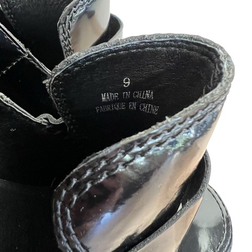 Jeffrey Campbell Alexey Halbschuhpump schwarz Lackleder Damen Größe 9 - Bild 5 von 10
