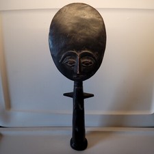 Very Old African Tribal Wooden Carved Fertility Doll Statue Akua  ba 15  