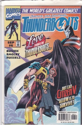 MARVEL COMICS THUNDERBOLTS VOL. 1 #6 SEPTEMBER 1997 FAST P&P SAME DAY DISPATCH