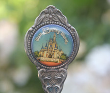 Vintage Disney Spoon Florida Enchanted Castle Walt Disney World Souvenir 