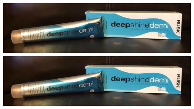 Rusk Deep Shine Demi Hair Color 6n Dark Blonde Cream Dye Permanent