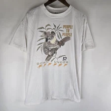 Vintage 90's Koala T-Shirt Mens XL Australia Animal Travel Tee People To People