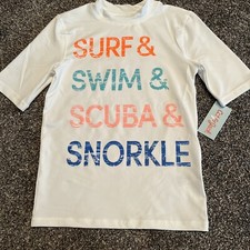 Cat  Jack Kids Swim Shirt size Medium 8/10 NWT