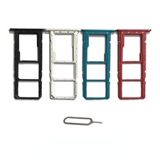 Card Trays For Samsung Galaxy A11 A115 Phone SIM Chip Card Slot Holder Part Pin