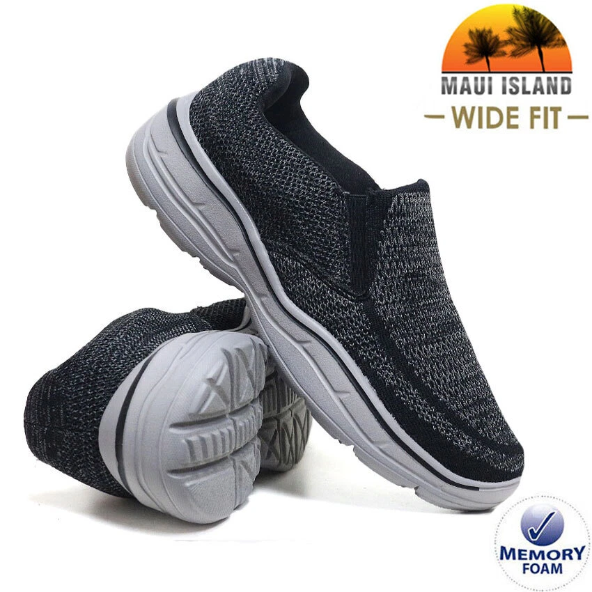 Wide fit memory foam clearance shoes