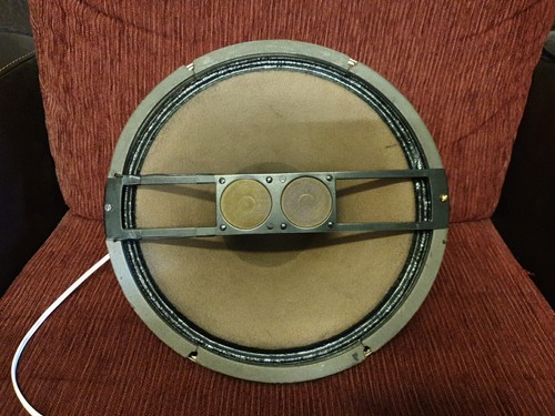 30cm peerless coaxial 120-20-20 8 ohm speaker Alnico , Woofer 12" + 2 Tweeters - Afbeelding 2 van 21