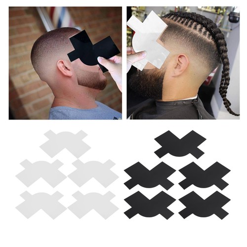 5 Stück Haaransatz Verbesserung Karte Mehrzweck Einfach zu bedienen Tragbar Friseur Styling - Bild 9 von 18