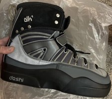 Deshi Dk1 Aggressive Inline Skates US Size 12 Boot Rollerblade Black Grey RARE!!