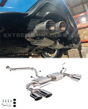 2.5" Quad Tips Cat Back Exhaust For 19-Up Toyota Corolla Hatchback T304 Oval