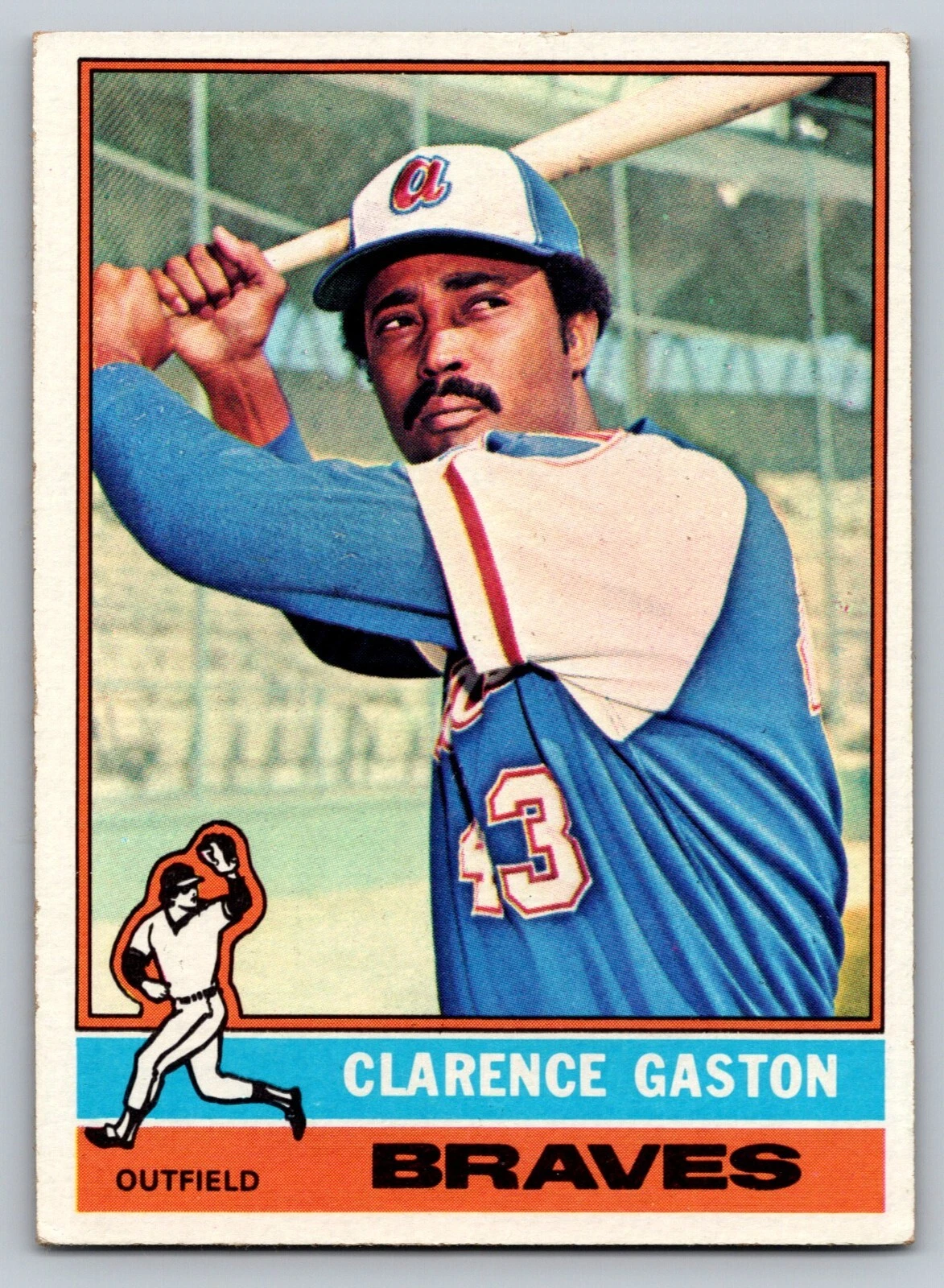 1976 Topps - #558 Cito Clarence Gaston