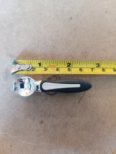 Tupperware Black & White Ice Cream Scoop Magnet Mini 2 1/2 Inch NEW FREE US SHIP