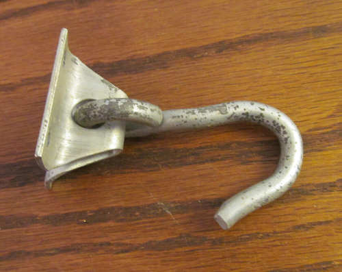 Vintage Gancio Zincato Portico Soffitto Pianta Oscillante Lampada Vento Suoncini Originale - Foto 3 di 6