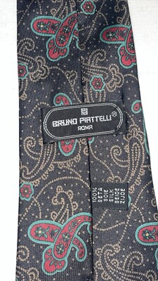 Bruno Piattelli Krawatte 100% Seide
