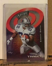 Emmitt Smith 1997 Playoff Zone Red Prime Target Insert #1 RARE SP 1:1920