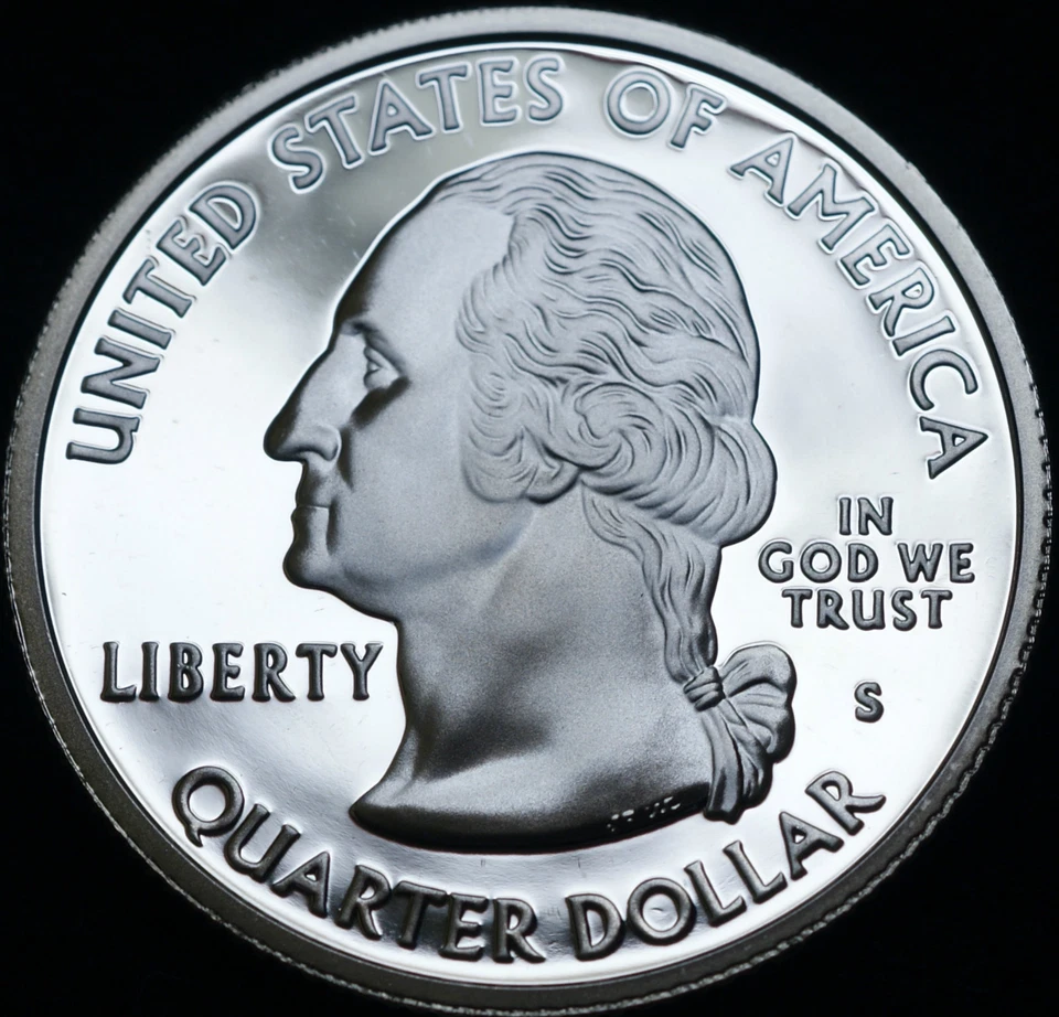 2006 S Colorado Mint Silver Proof ~ Statehood Washington Quarter from Proof Set  - Image 2 of 2