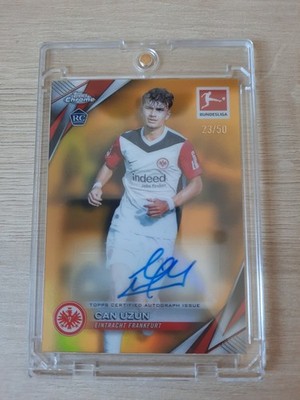Can Uzun RC Rookie Autograph 23/50 Topps Chrome Bundesliga 2024/25 #BA-CU
