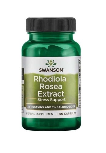 SWANSON Rhodiola Rosea Extract 250mg 60 capsules - Picture 1 of 3
