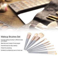 10PCS Makeup Brushes Set Soft Bristles Brushes for Blush Eye Shadow Eyebrow