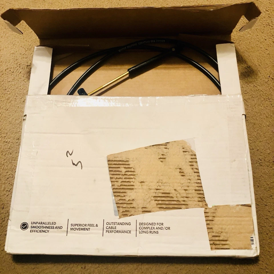 Cabo de controle Dometic SeaStar CCX17910 Xtreme 10,5 polegadas caixa aberta - Imagem 3 de 4