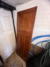 1930s Solid Wood 4 Panel Internal Doors Original Vintage Wooden Door
