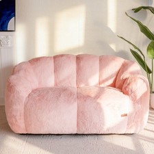 MAXYOYO Adult Bean Bag Chair,Flower Shaped Bean Bag Sofa,Plush Reading Chair
