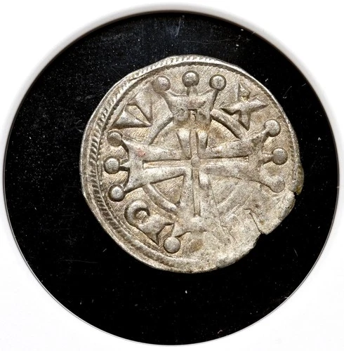 FRANCE, Provence. Raymond V-VII, 1148-1249, Silver Denier, NGC AU50