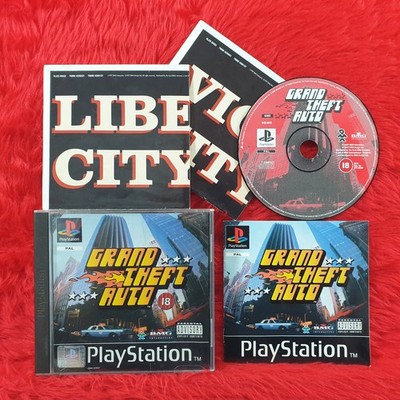 ps1 GRAND THEFT AUTO Boxed KOMPLETT inkl. KARTEN! PAL UK Version ps2 ps3