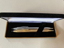 Cross Pens Lot Golden And Silver Tone 1/20 10kt Gold Plated