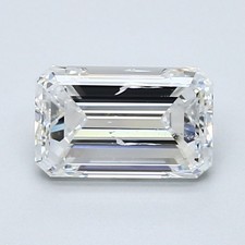 1.50 CT Cert. GIA Emerald Cut Natural Mined Diamond Loose E color I1 clarity 3234.00 per carat