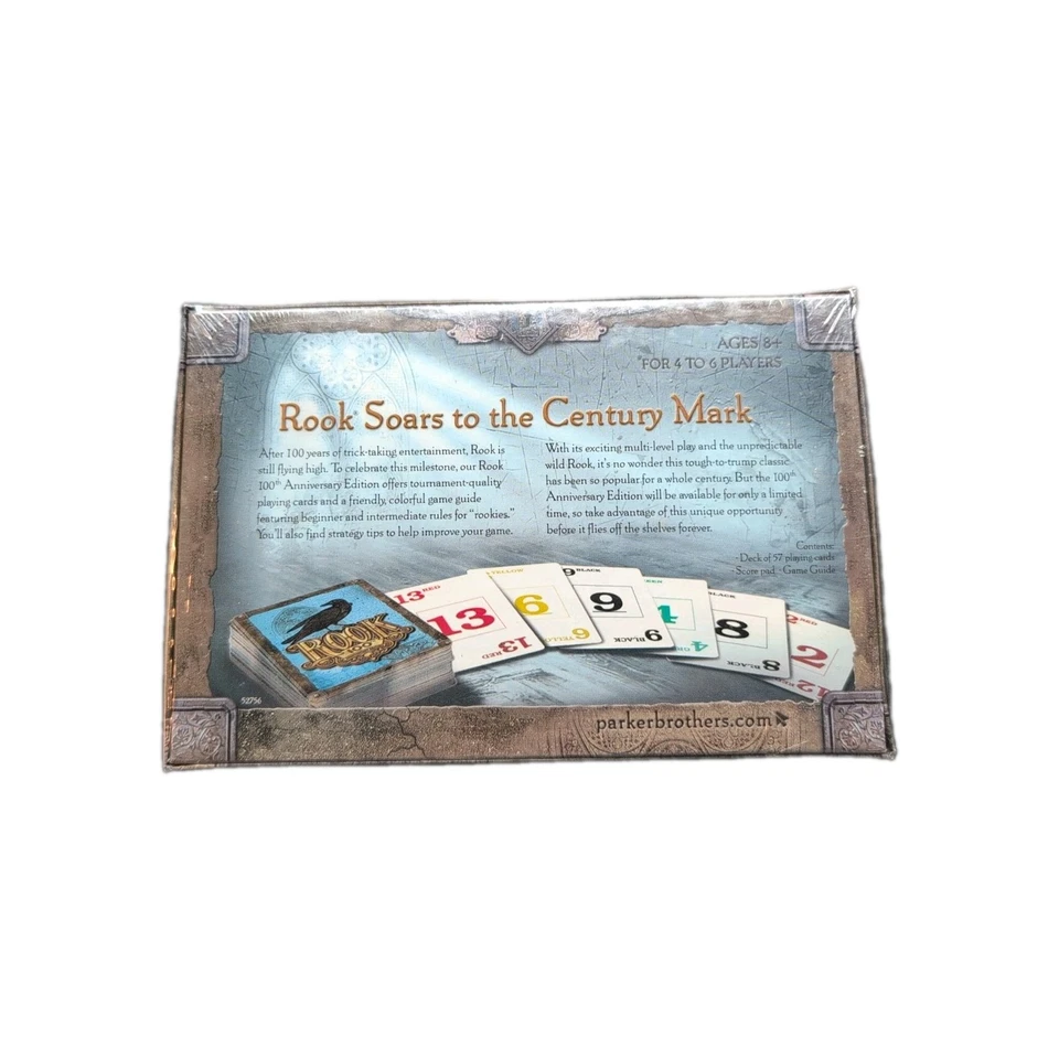 2006 Hasbro ROOK 100th Anniversary Edition Deluxe Card Game **NEW/SEALED** - Image 2 of 4