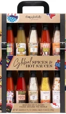 Thoughtfully Gourmet, Global Spice and Sauce Gift Set, Set of 12, 