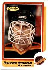 1986-87 O-Pee-Chee #246 Richard Brodeur Vancouver Canucks