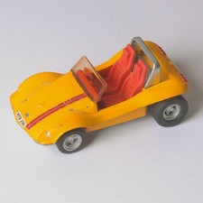 Dinky Toys, No.227?  Beach Buggy, Yellow Diecast, No Roof, Play Worn
