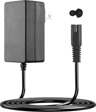 Replacement for Waterpik Charger, 2 Prong Adapter Compatible with WP360 WP360W W