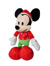 Disney Mickey Mouse Christmas Holiday Sweater Giant 22" Large Plush Toy Store