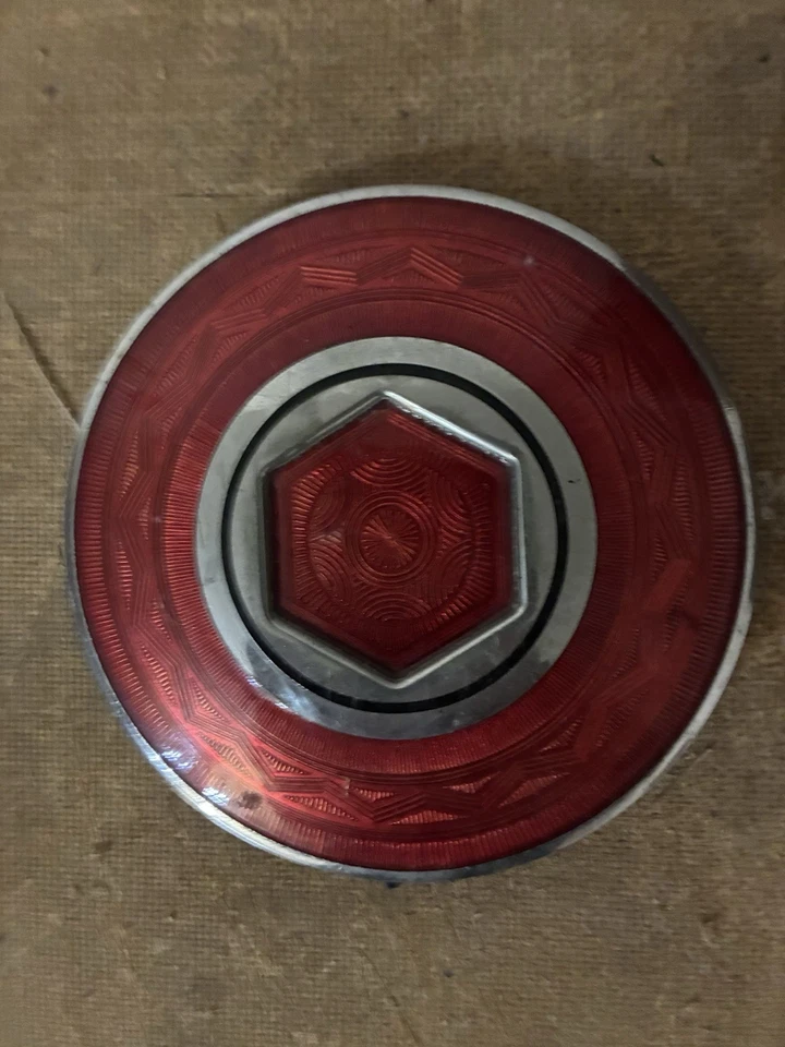 3 PACKARD HUBCAPS CLOISONNÉ Foto 2 de 4