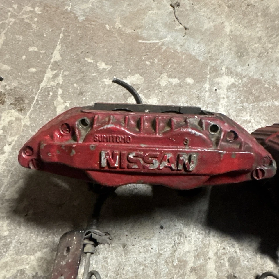 1990-1996 NISSAN 300ZX Z32 FAIRLADY FRONT REAR BRAKE CALIPERS Aluminum OEM - Image 3 of 4