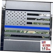 2 Pack Rear Middle Window American Flag Decal for Chevy Silverado/GMC Sierra