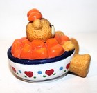 LUCY AND ME  Bear Bowl of SWEET POTATOES or YAMS Lucy Rigg FIGURINE Enesco 1994  — photo 3