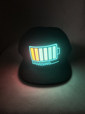 3V LED Light Up  Hat Sound Control Glowing Party Cap