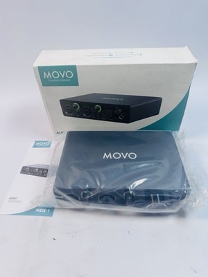 Movo Audio Interface Mdx-1  Dual Channel  With 48v Phantom Power